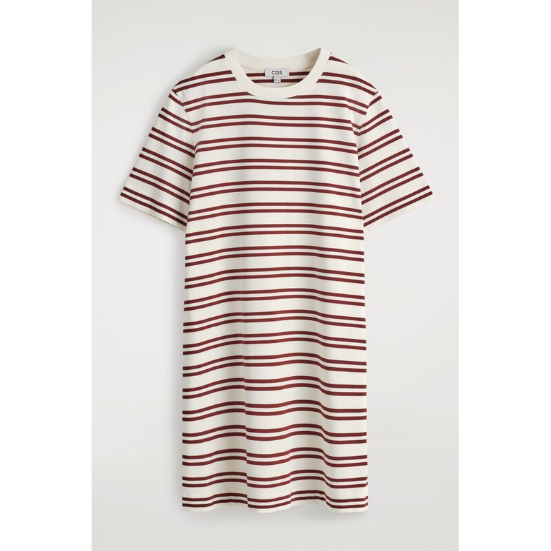H&M - BAVLNĚNÉ MINI TRIČKOVÉ ŠATY - bílá 108129856