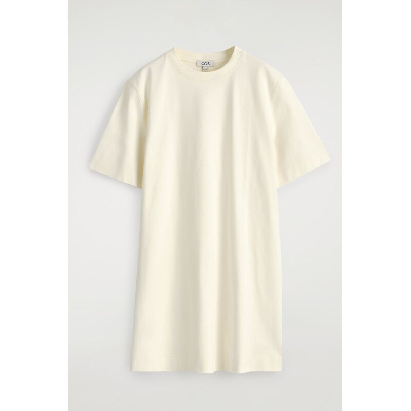 H&M - BAVLNĚNÉ MINI TRIČKOVÉ ŠATY - bílá 108129966