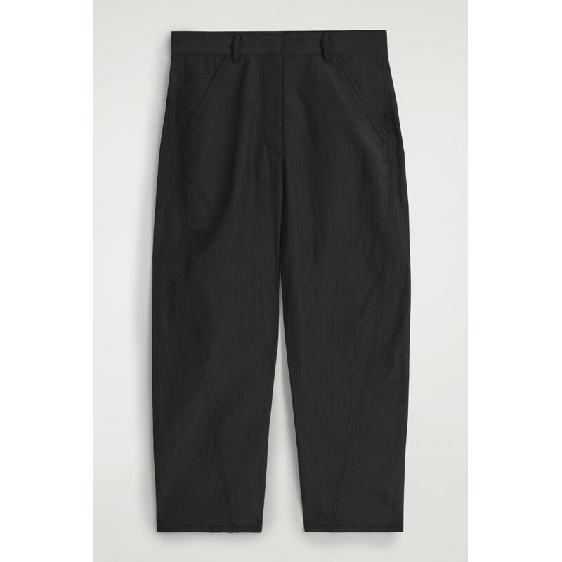 H&M - NYLONOVÉ KALHOTY S ROVNÝMI NOHAVICEMI - černá 108130080