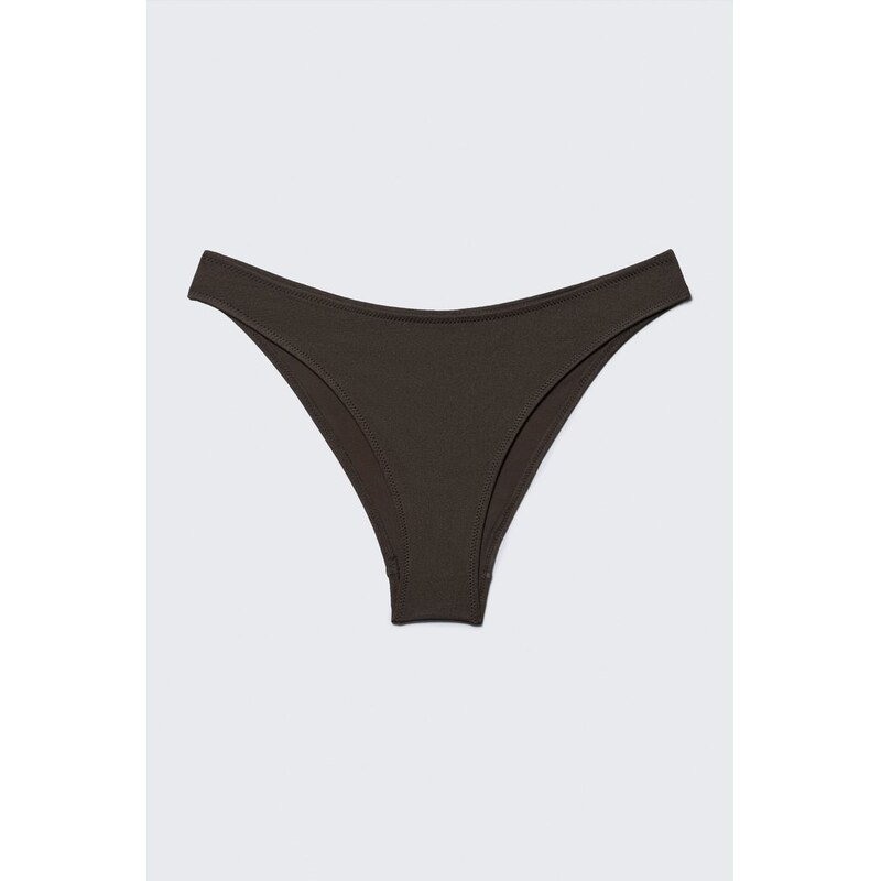 H&M - Scoop Bikini Bottoms - hnědá 108130332