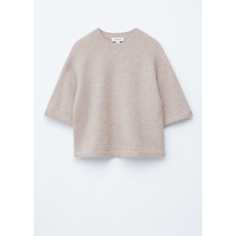 H&M - Pletený tops podílem alpaky - hnědá 108162831