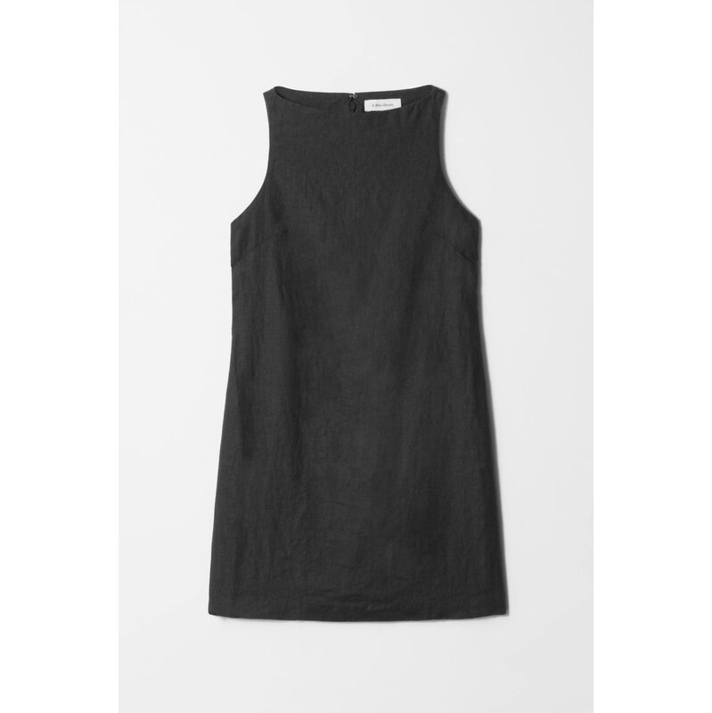 H&M - Lněné minišaty - černá 108131407