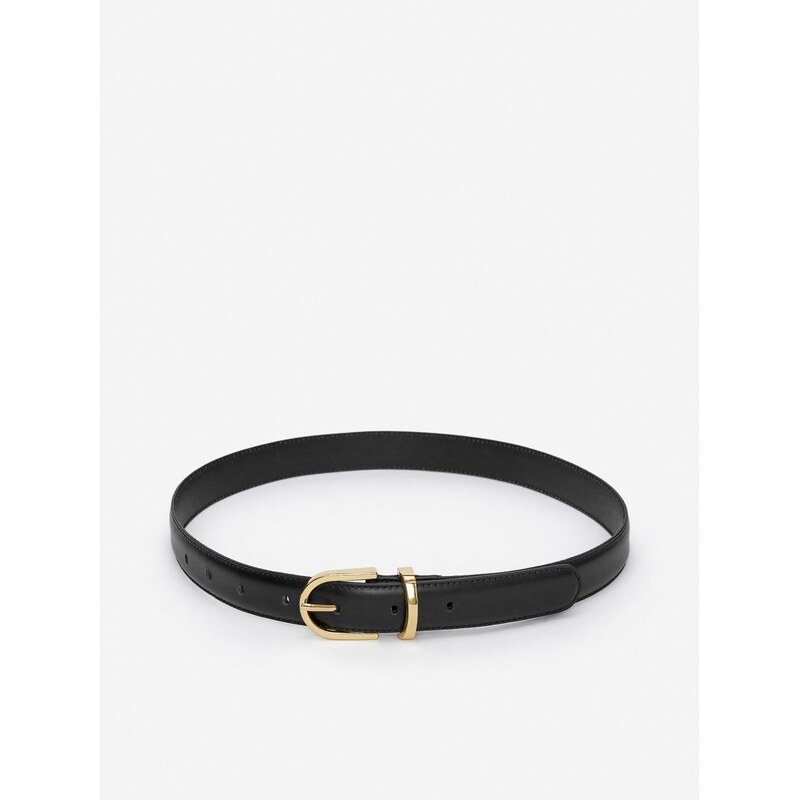 H&M - Kožený pásek - černá 108131816