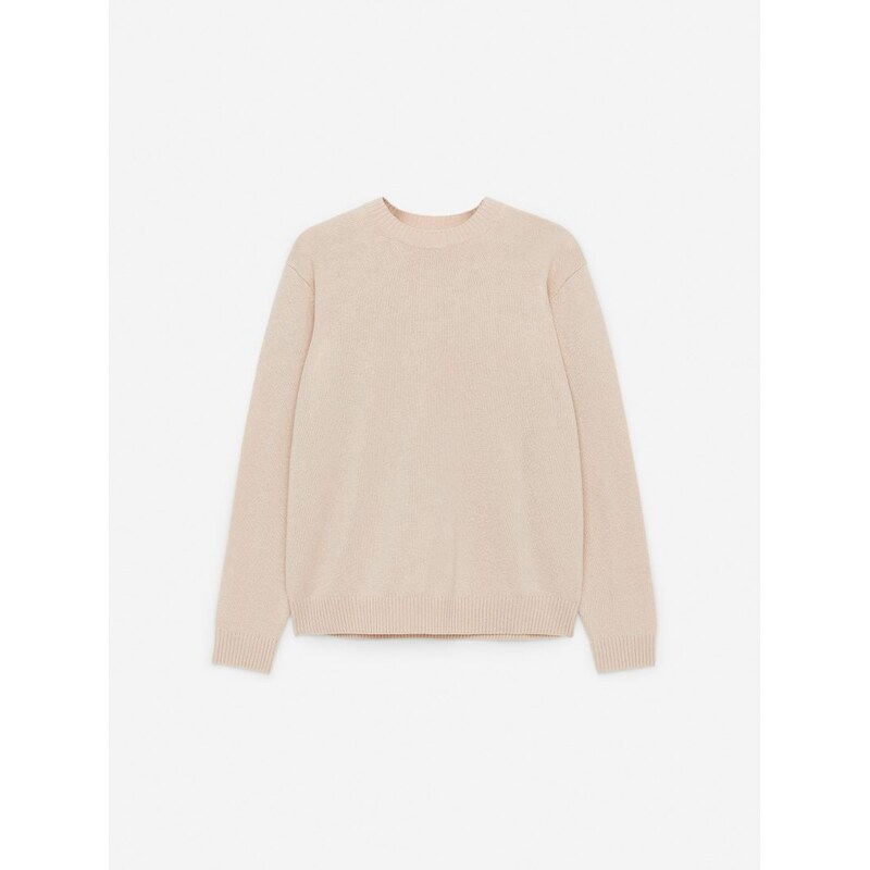 H&M - Vlněno-bavlněný svetr - bílá 108131856