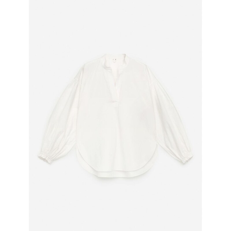 H&M - Halenkas objemnými rukávy - bílá 108132198