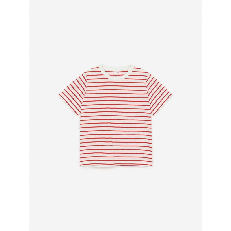 H&M - Pruhované tričko - oranžová 108132249