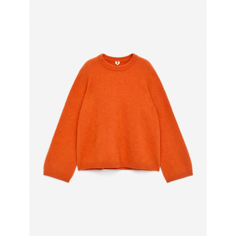 H&M - Svetr z alpaky a vlny - oranžová 108132418