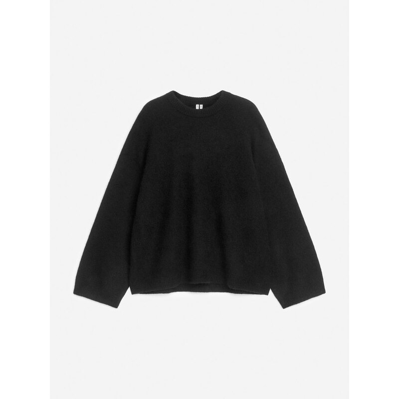 H&M - Svetr z alpaky a vlny - černá 108160563