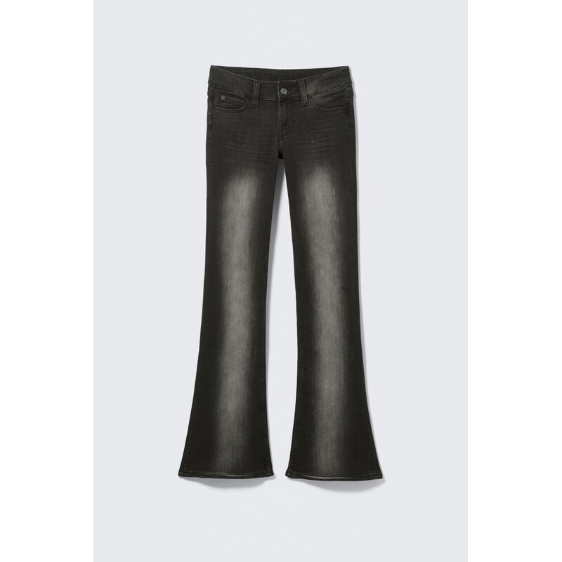 H&M - Booty Bei Low Rise Skinny Bootcut Džíny - černá 108469358