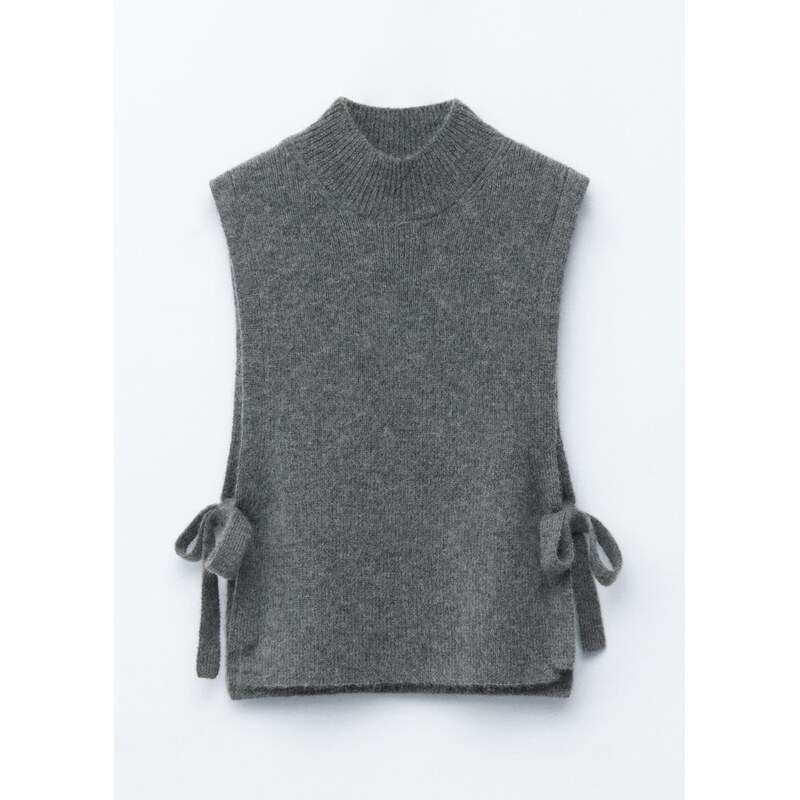 H&M - Vlněný límec - šedá 108161258