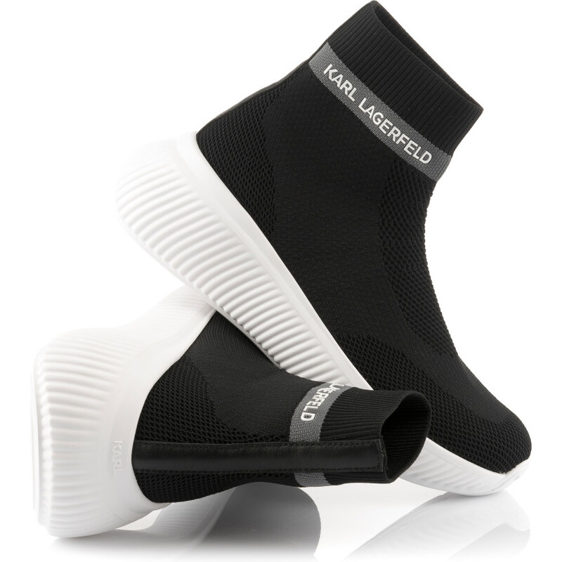 KOTNÍKOVÁ OBUV KARL LAGERFELD KREEPER RUN MID SOCK BOOT