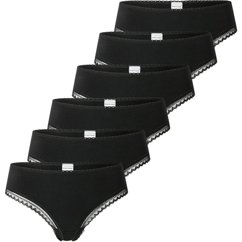 SCHIESSER Tanga černá 109134901