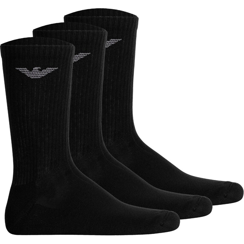 Emporio Armani Sportovní ponožky černá