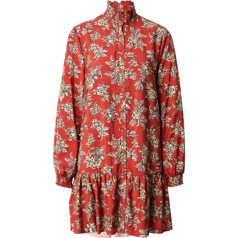 Pepe Jeans Košilové šaty Paloma režná / hnědá / rezavě hnědá 109136248
