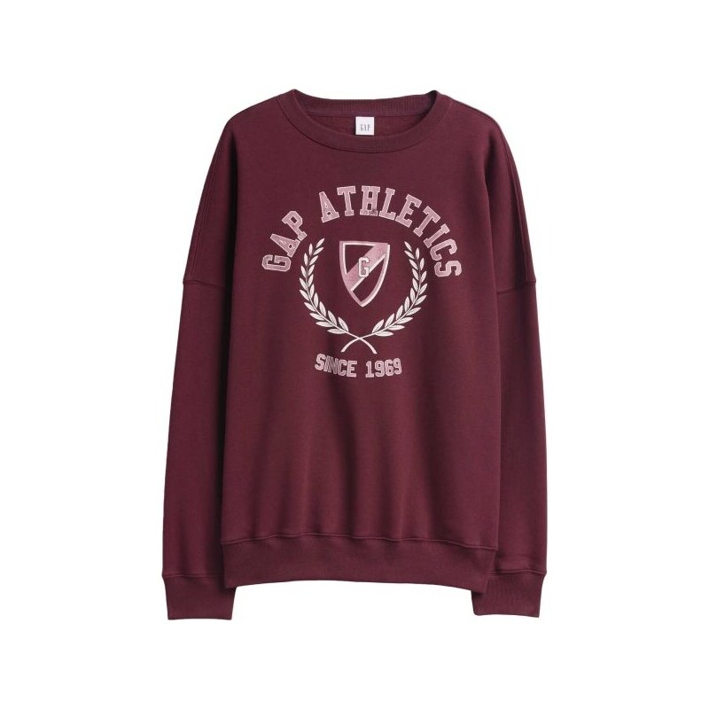 GAP V-LOGO OVERSIZED CREW Dámská mikina