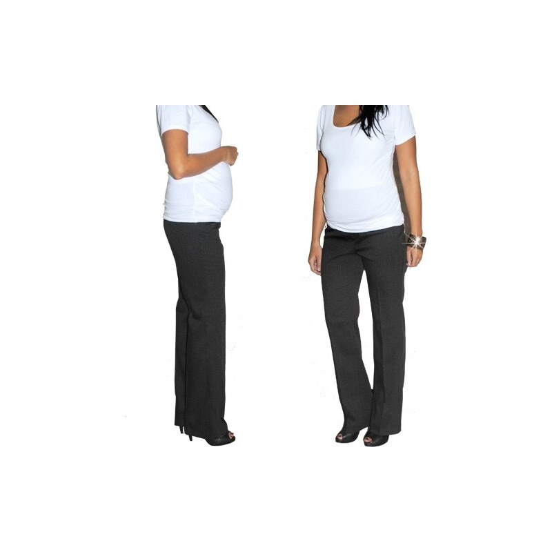 Be MaaMaa Elegantní těh. kalhoty letní - černé, vel. S 99244666