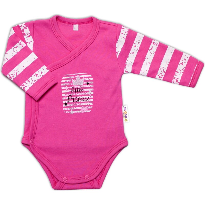 Baby Nellys Kojenecké body, dl. rukáv, zap. bokem Sweet Little 99058960