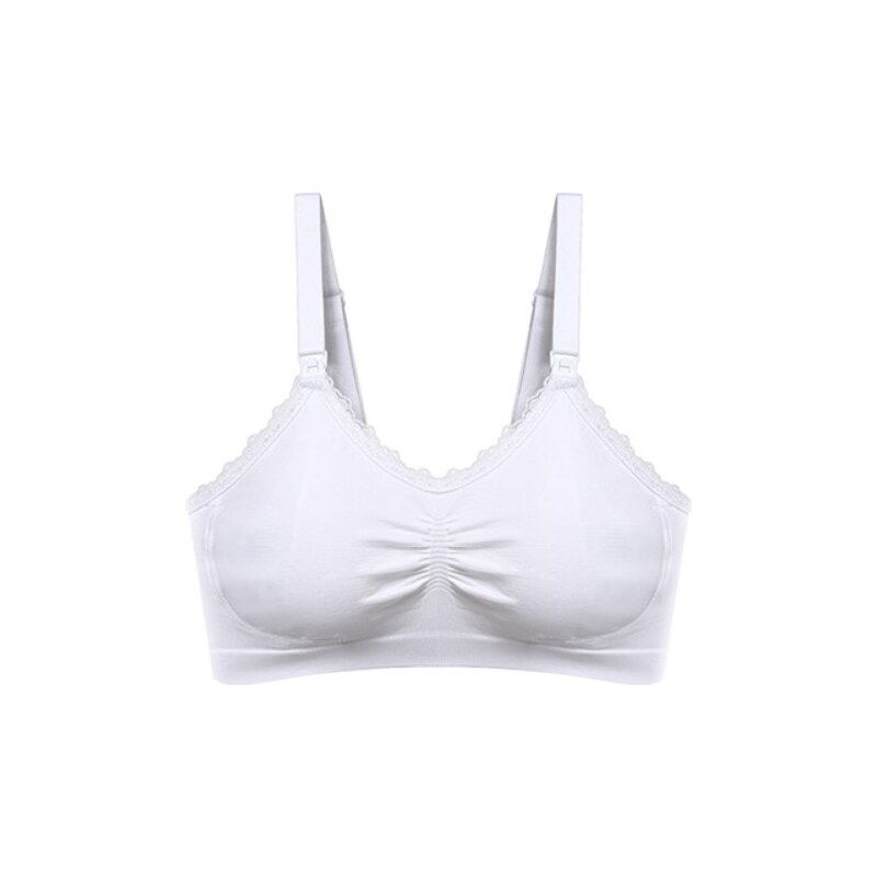 BabyOno Kojící podprsenka s krajkou, bílá, D70-75 cm 99062191