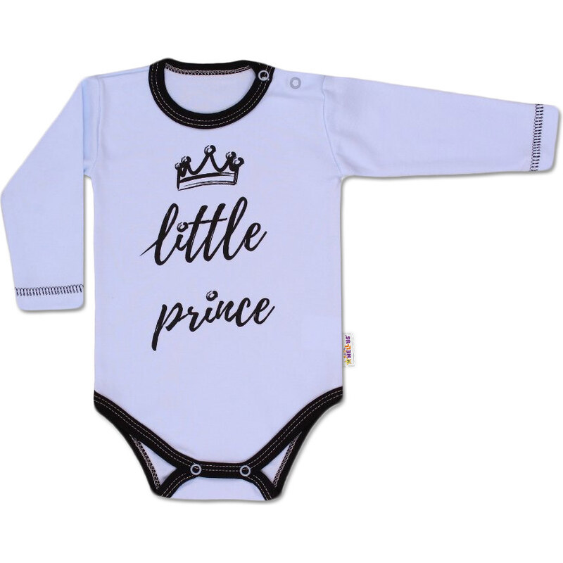 Baby Nellys Body dlouhý rukáv, Little Prince - modré 99059157