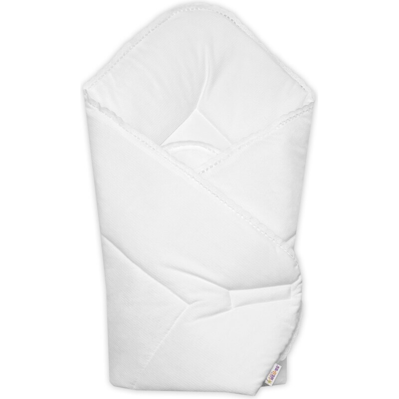 Baby Nellys Luxusní zavinovačka Velvet s krajkovým lemováním, 75 x 75 100527053
