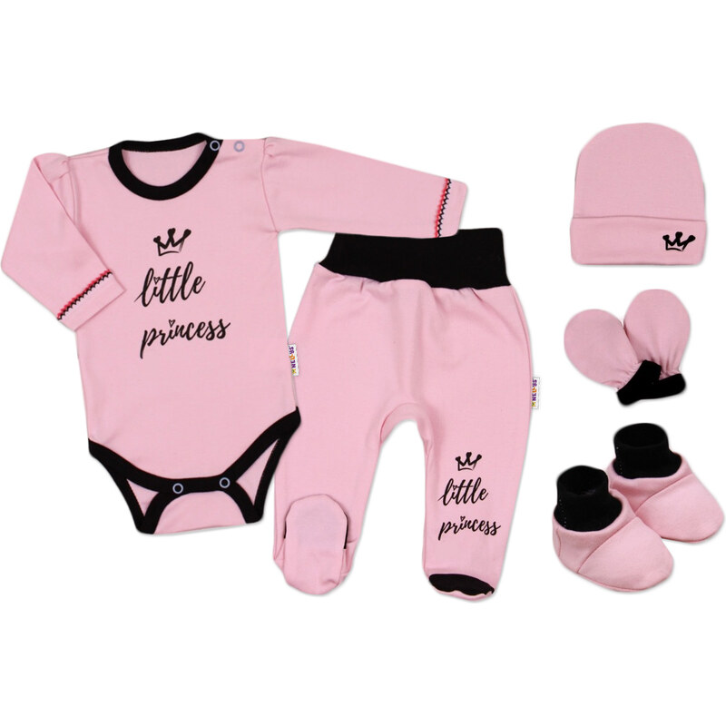 Baby Nellys 5-ti dílná soupravička do porodnice Little Princess - 99059474