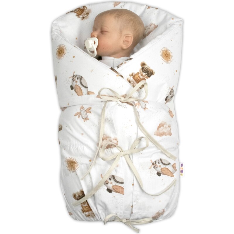 Baby Nellys Náhradní povlak, potah bavlna na retro zavinovačku LALLY - 105430827