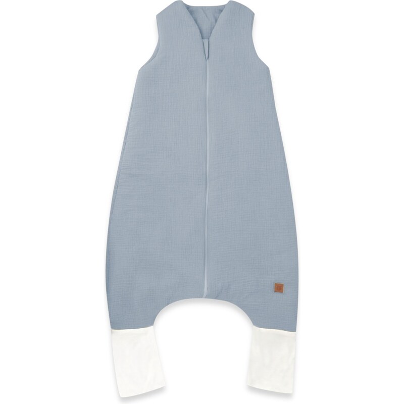 Baby Nellys Mušelínový spací vak se zahrnovacími nohavičkami - jeans, 107147860