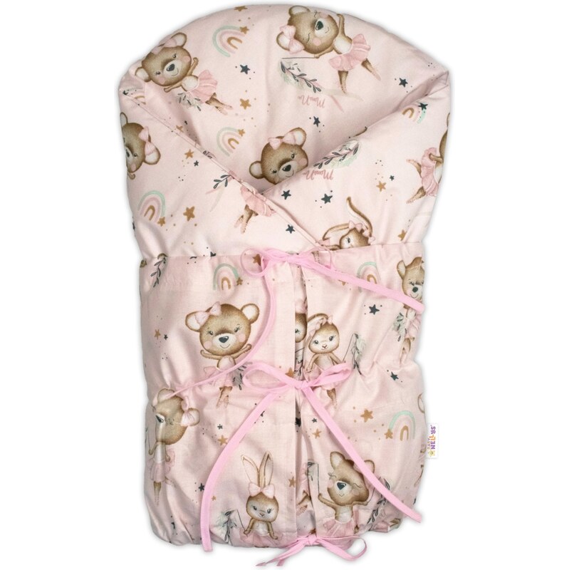 Baby Nellys Klasická retro zavinovačka LALLY šněrovací s výplní, 105263089