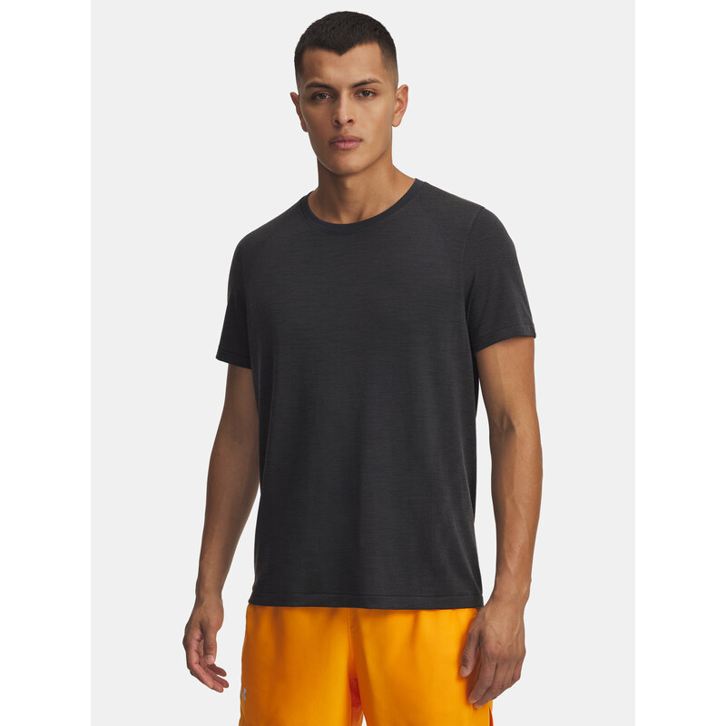 Pánské tričko Under Armour UA Trail Run Wool SS-BLK - Pánské