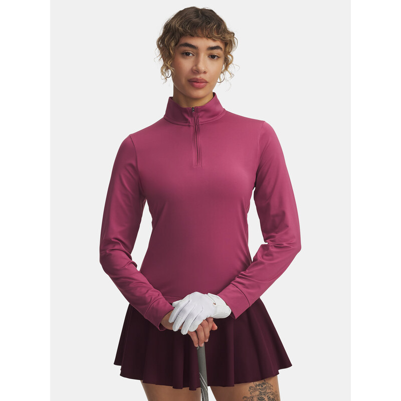 Dámské tričko Under Armour UA Drive 1/4 Zip-RED - Dámské