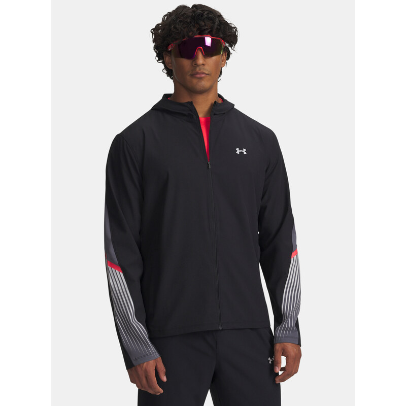 Pánská bunda Under Armour UA Velociti Storm Hooded Jkt-BLK -
