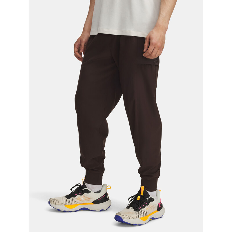 Pánské sportovní kalhoty Under Armour UA TRAIL RUN PANTS-BRN -