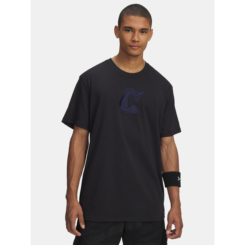 Pánské tričko Under Armour Curry Verbiage Tee 1-BLK - Pánské