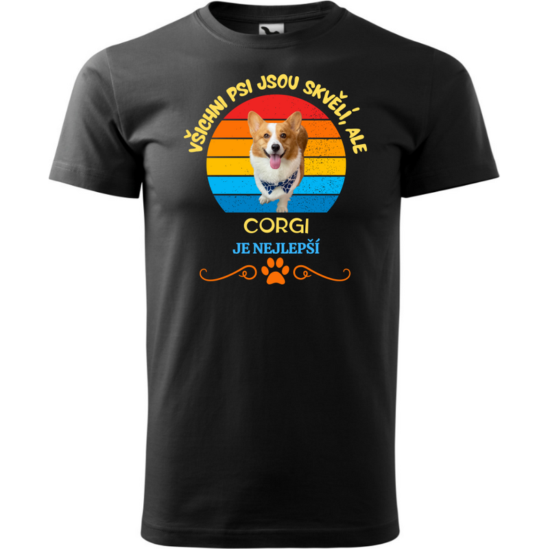 Fenomeno Pánské tričko Corgi