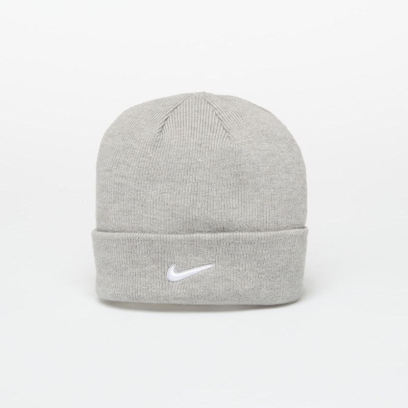 Čepice Nike Terra Swoosh Beanie Dk Grey Heather/ White Universal