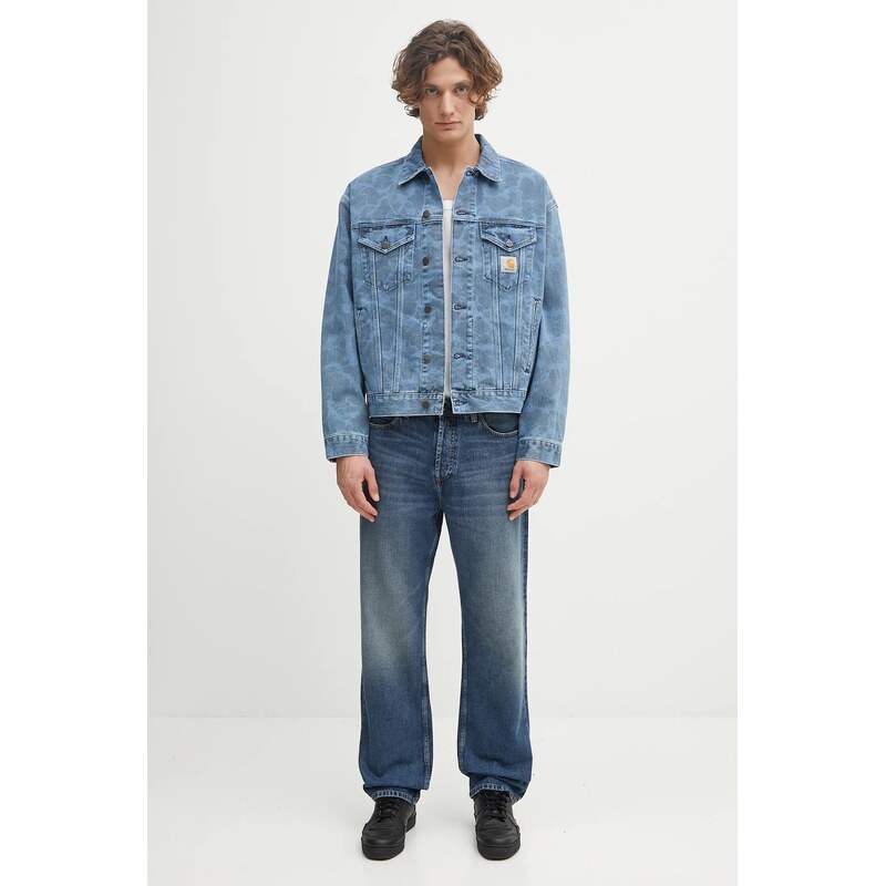 Džínová bunda Carhartt WIP Duck Helston Jacket