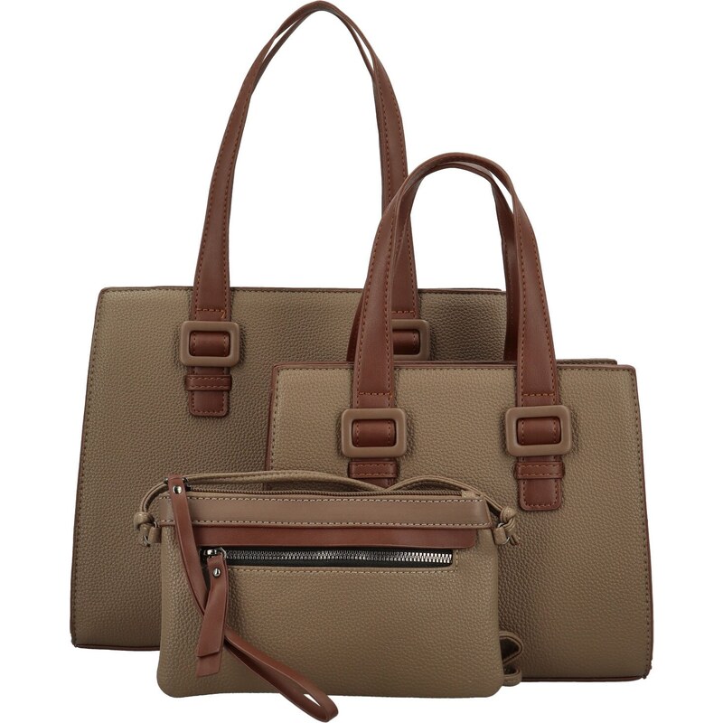 Dámský set kabelek khaki - Maria C Savina Khaki 109272868
