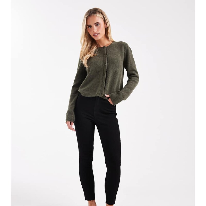 Miss Selfridge Petite skinny jean in black wash