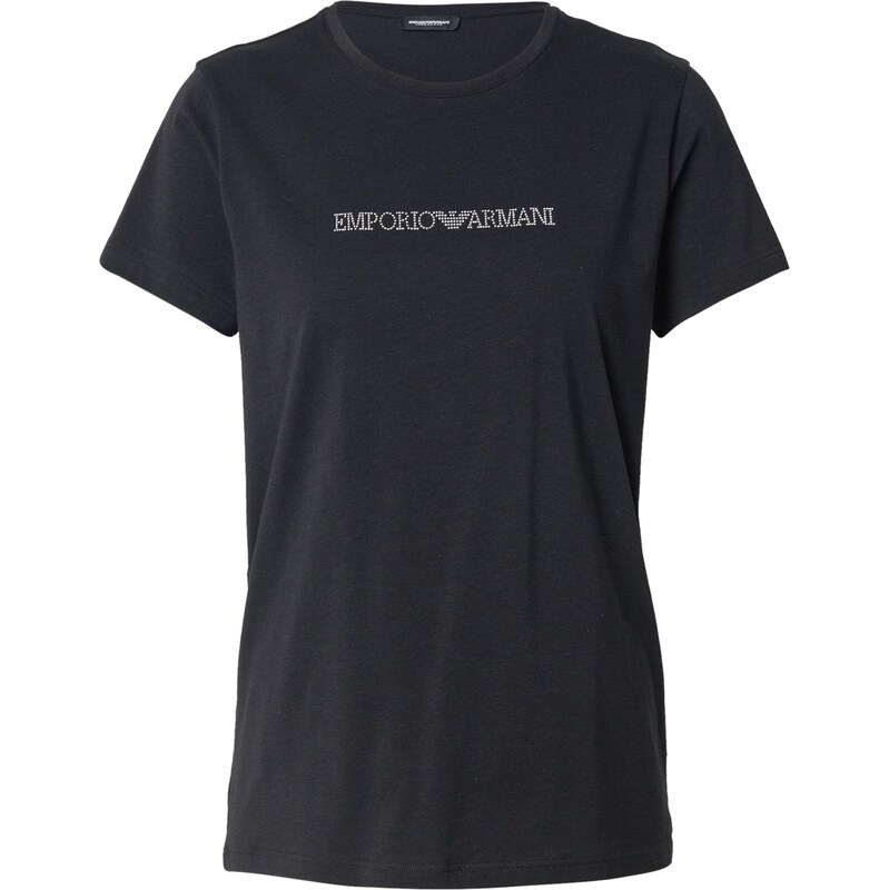 Emporio Armani Tričko černá / bílá
