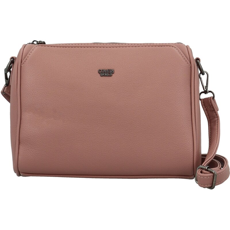 Módní dámská koženková crossbody kabelka Coveri Leanne,