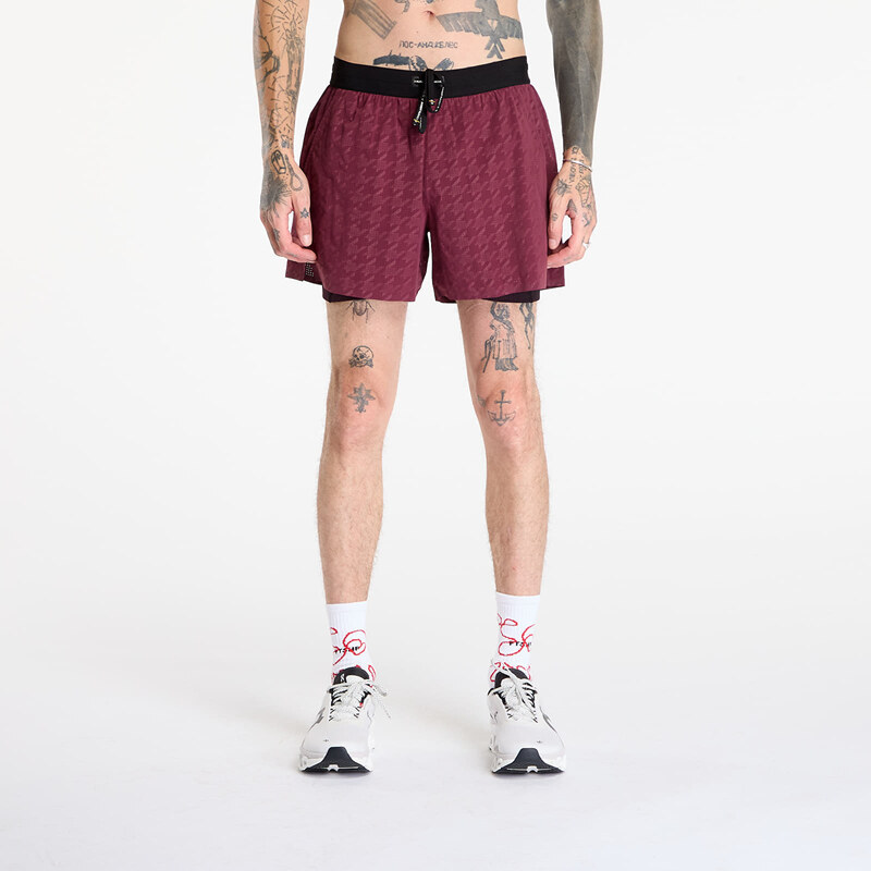 Šortky Bandit Vento 5 Mens Training Short Houndstooth Fig L