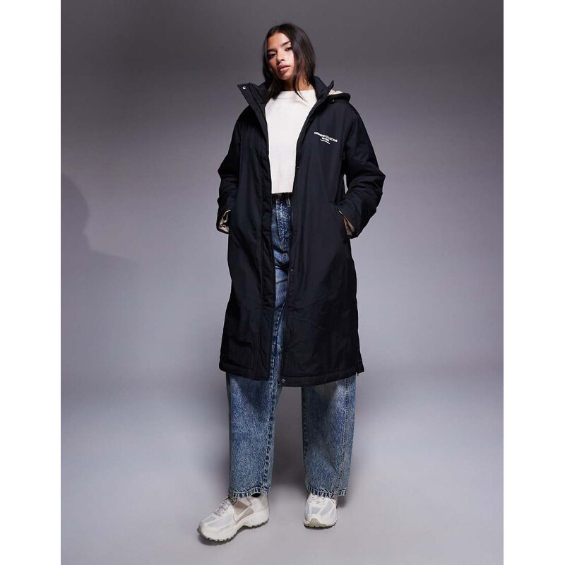 ASOS Weekend Collective Weekend Collective longline coat with borg 109172999