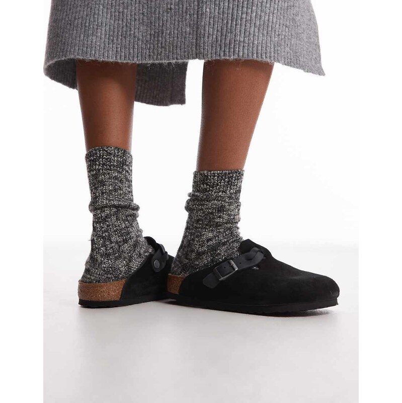 Birkenstock braided boston in black 109173057