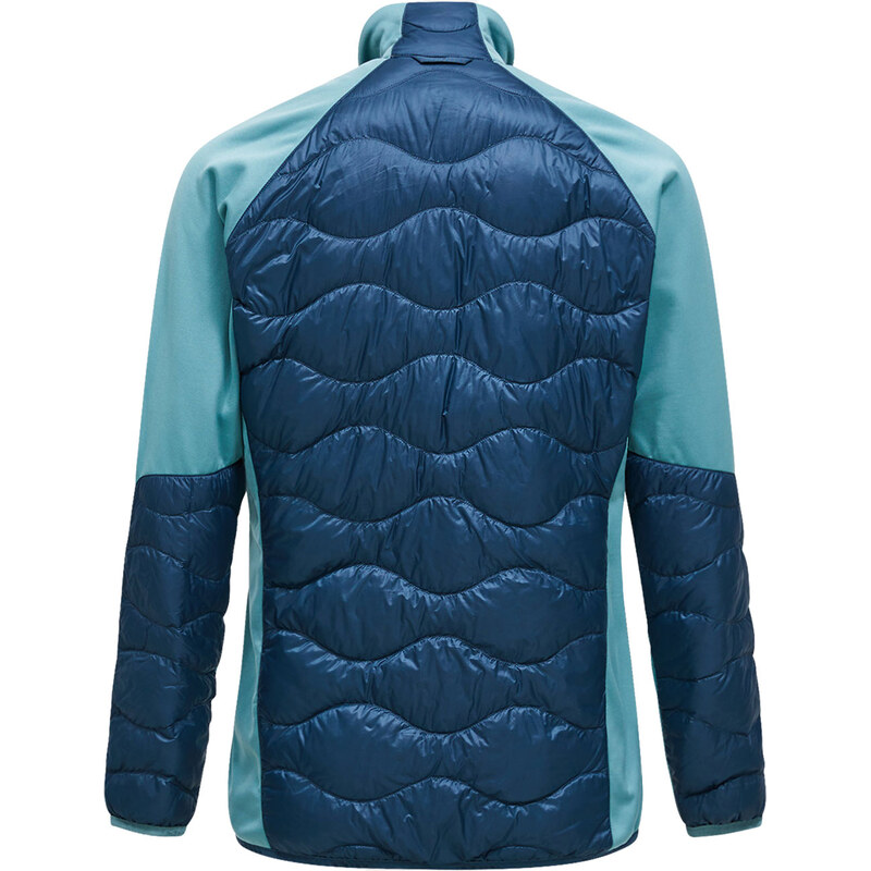 Pánská Prošívaná bunda PEAK PERFORMANCE HELIUM DOWN HYBRID JACKET MEN G79843060_B45 – Tmavě modrá