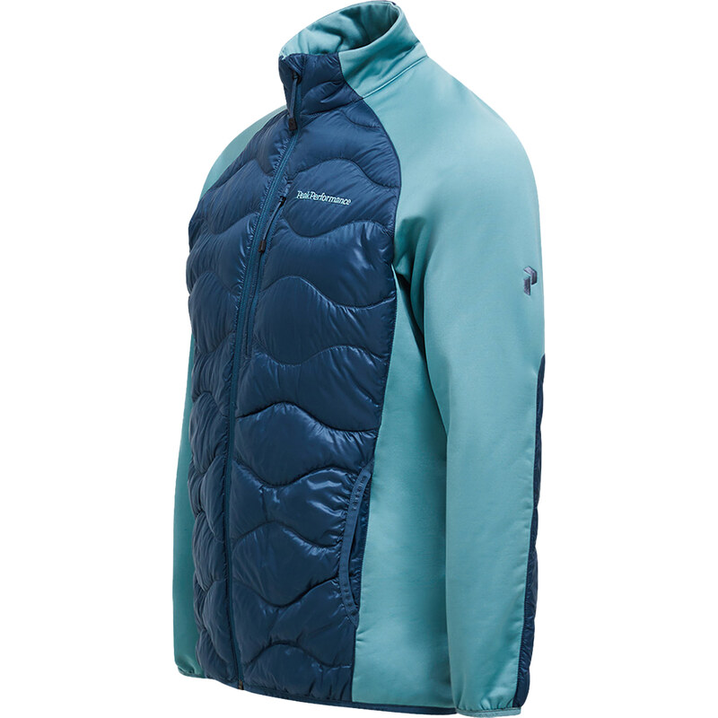 Pánská Prošívaná bunda PEAK PERFORMANCE HELIUM DOWN HYBRID JACKET MEN G79843060_B45 – Tmavě modrá