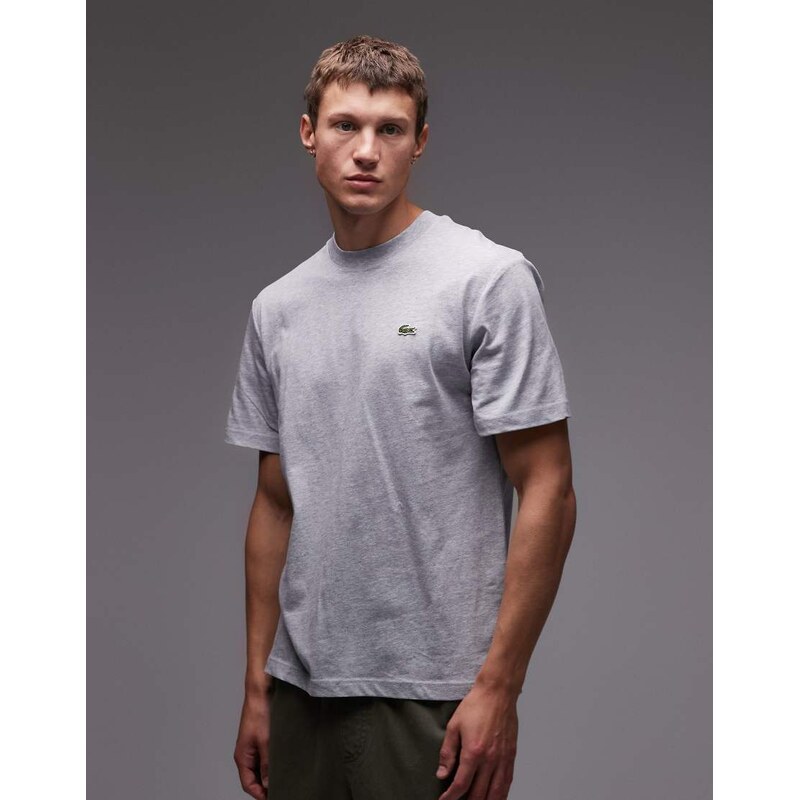 Lacoste t-shirt in grey marl