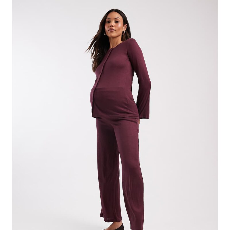 Mama.licious Mamalicious Maternity soft straight leg jersey