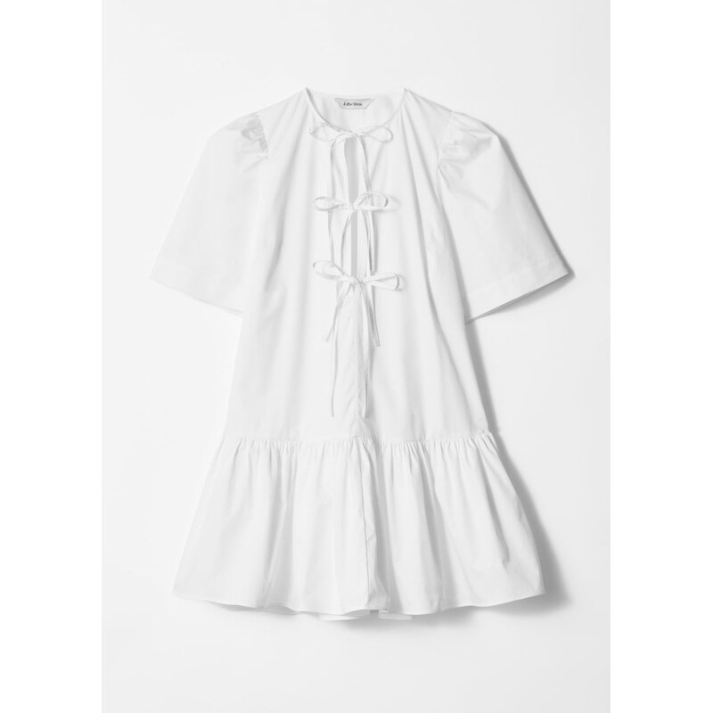 H&M - Peplum minišaty - bílá 108131476