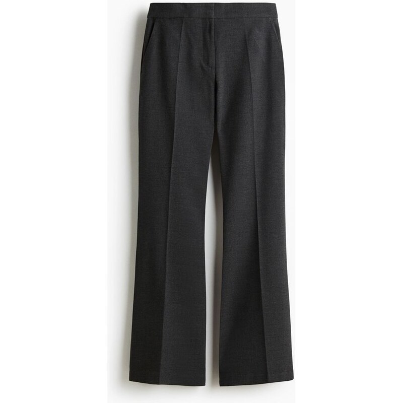 H&M - Elegantní kalhoty Flared - černá 109112630