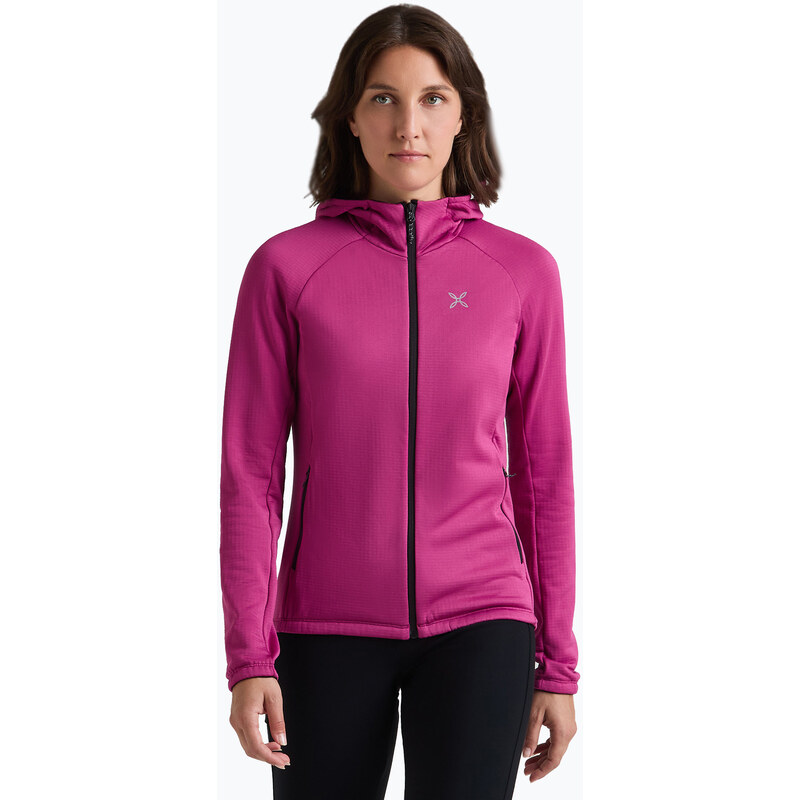 Dámská mikina Montura Fadis Grid Hooded Maglia Baton Rouge